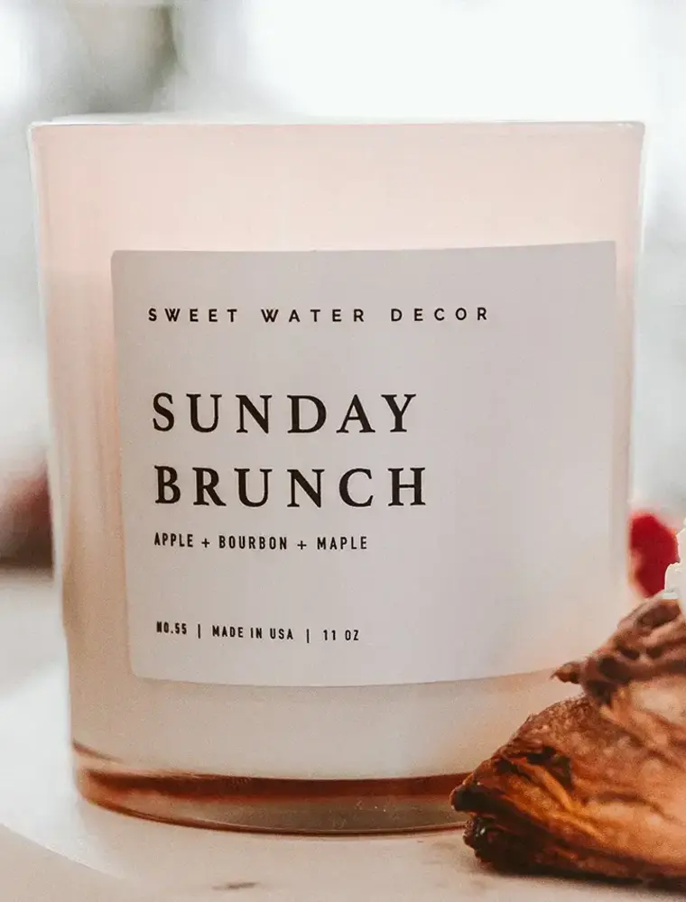 Sweet Water Decor Sunday Brunch 11 oz. Soy Candle
