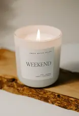Sweet Water Decor Weekend 15 oz Soy Matte Candle