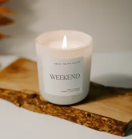 Sweet Water Decor Weekend 15 oz Soy Matte Candle
