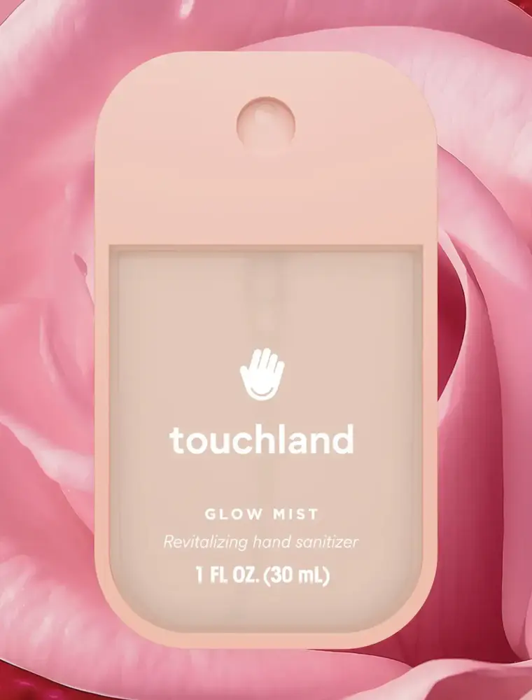 touchland Rosewater Glow Mist Revitalizing Hand Sanitizer