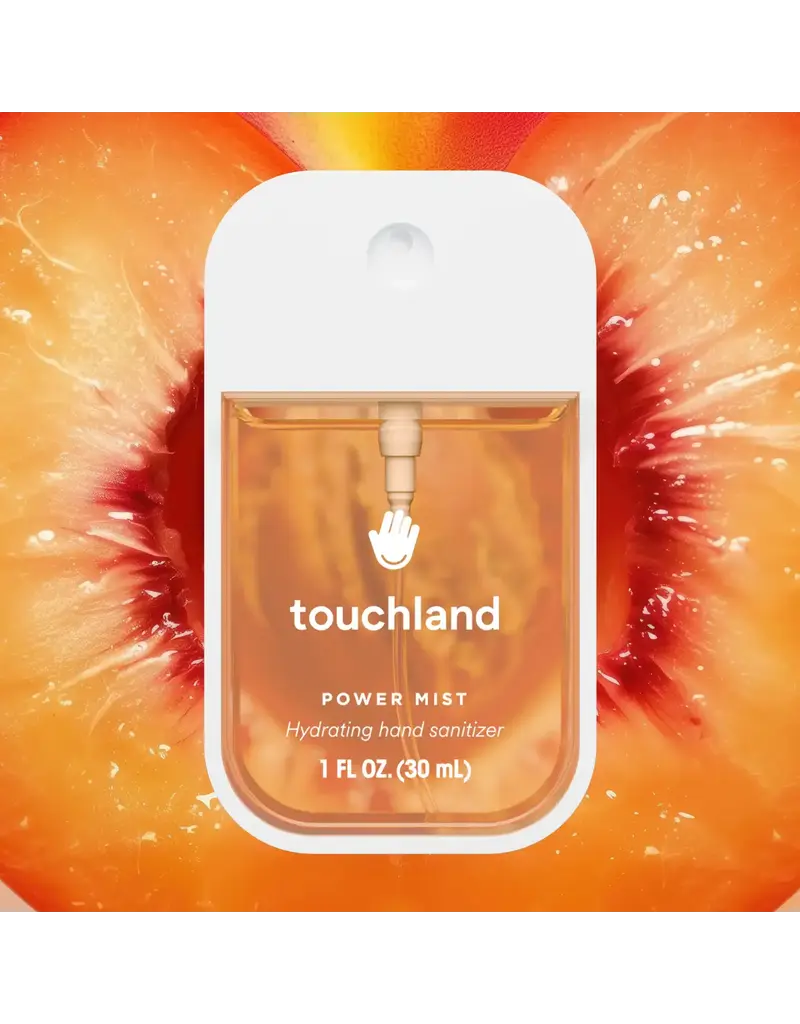 touchland Velvet Peach Power Mist Hydrating Hand Sanitizer