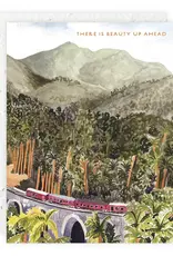 Seedlings There is Beauty up Ahead Encouragement Greeting Card