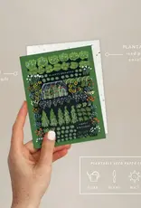 Seedlings Garden Greenhouse Birthday Greeting Card