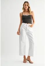 Just Black Denim Twisted Seam Barrel Jeans