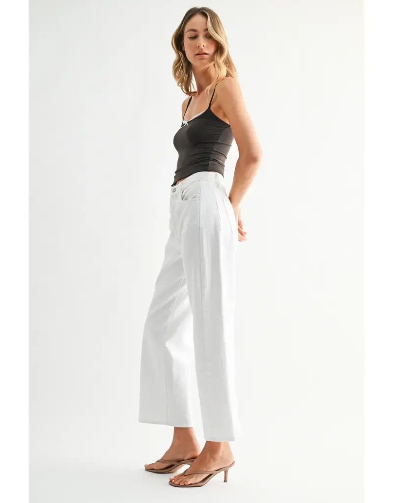 Just Black Denim Twisted Seam Barrel Jeans