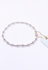ENEWTON Classic Sincerity Pattern 4MM Bead Bracelet Sterling