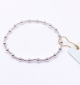 ENEWTON Classic Sincerity Pattern 4MM Bead Bracelet Sterling