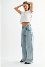 Just Black Denim Medium Wash Relaxed Straight