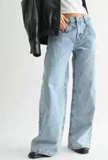 Just Black Denim Medium Wash Relaxed Straight