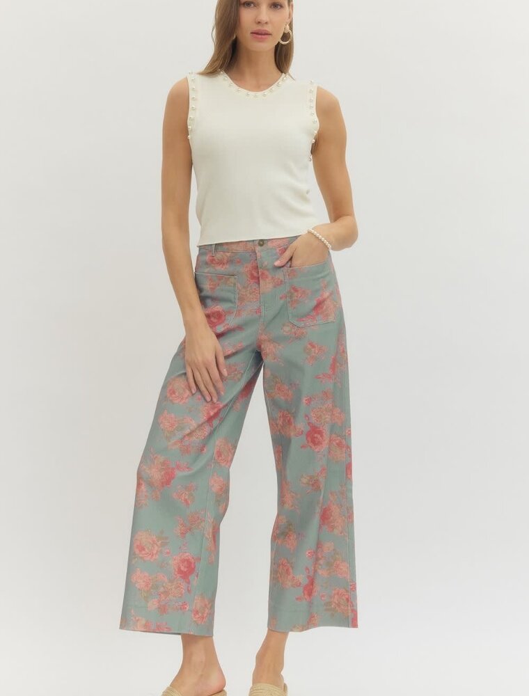 Entro Adore You Floral Pants