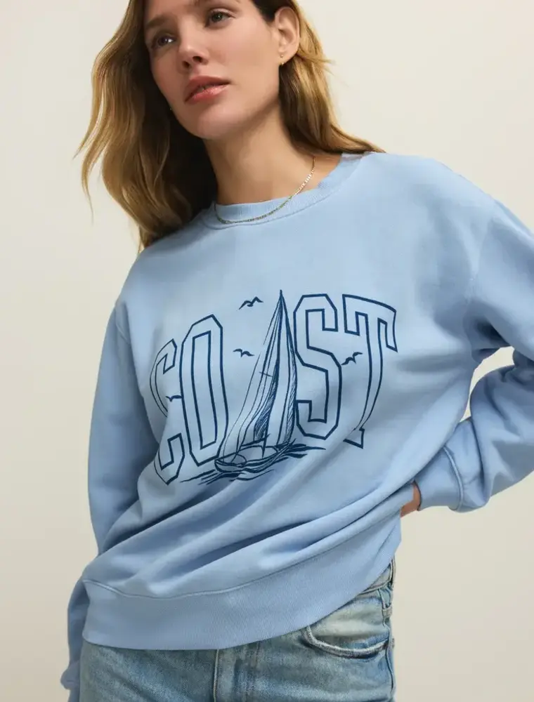 Z Supply Coast Boyfriend Sweatshirt