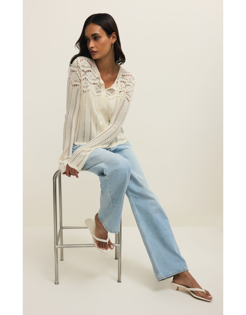 Z Supply Alycia Crochet Sweater