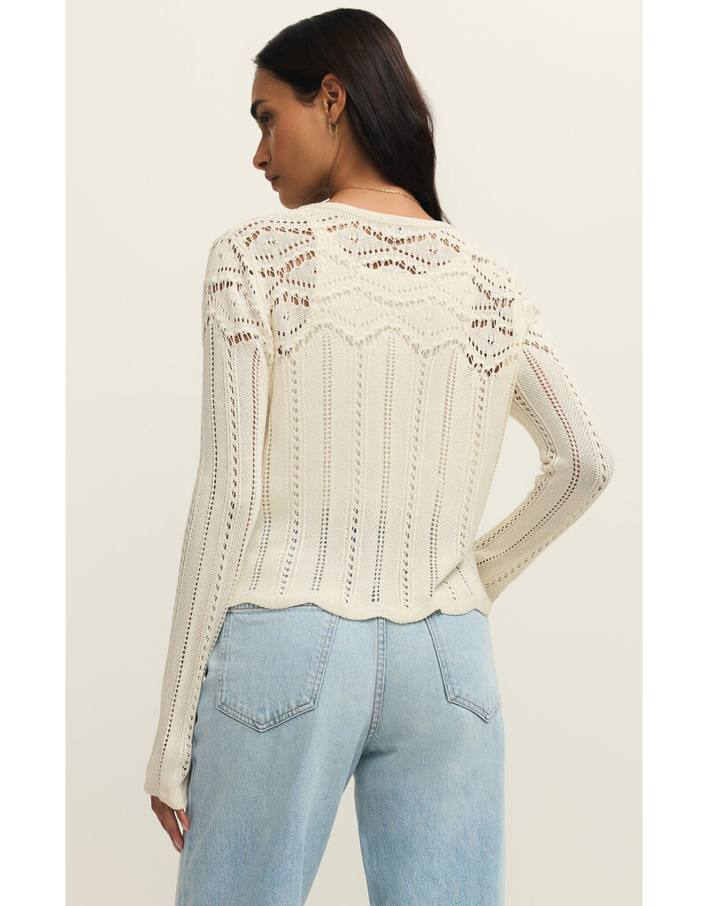 Z Supply Alycia Crochet Sweater