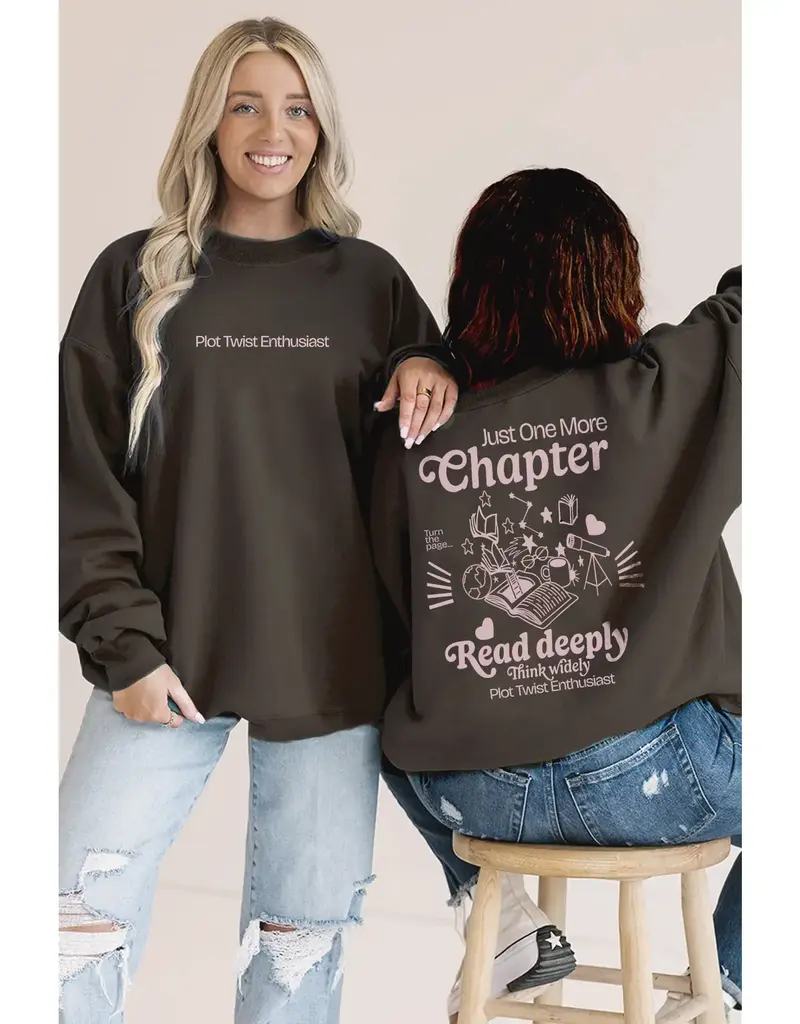 Girl Tribe Co. Plot Twist Enthusiast Crewneck