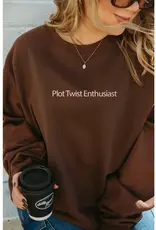 Girl Tribe Co. Plot Twist Enthusiast Crewneck