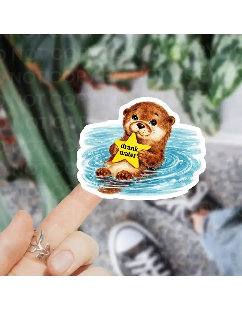 Ace the Pitmation Co Drank Water Sticker