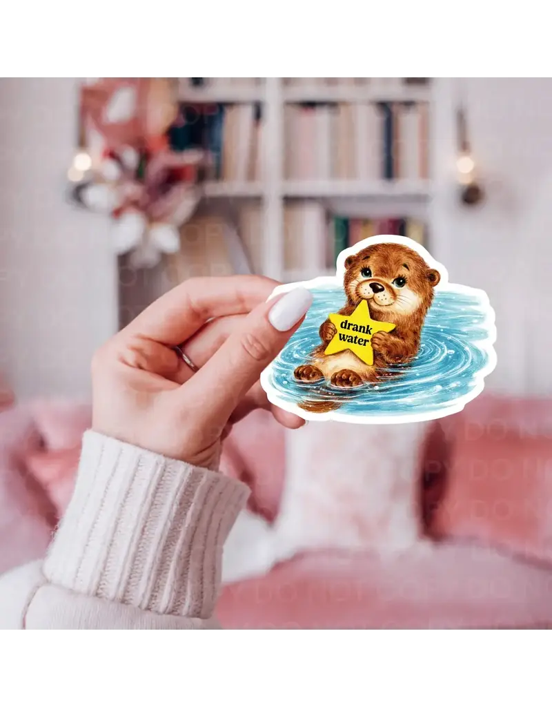 Ace the Pitmation Co Drank Water Sticker