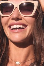 Kendra Scott Elisa Scallop Frame Necklace Gold Natural Mother of Pearl