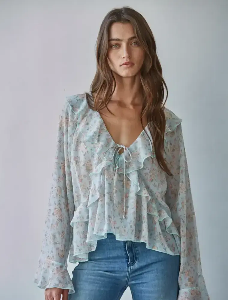 By Together Rowan Ruffle Blouse