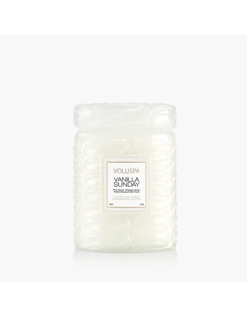 Voluspa 18oz. Large Jar Soy Candle Vanilla Sunday