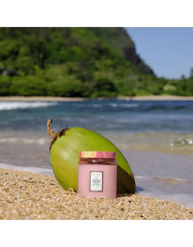Voluspa 18 oz. Large Jar Soy Candle Napali Passion Fruit