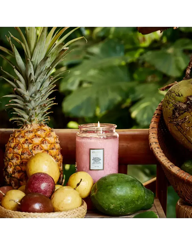 Voluspa 18 oz. Large Jar Soy Candle Napali Passion Fruit