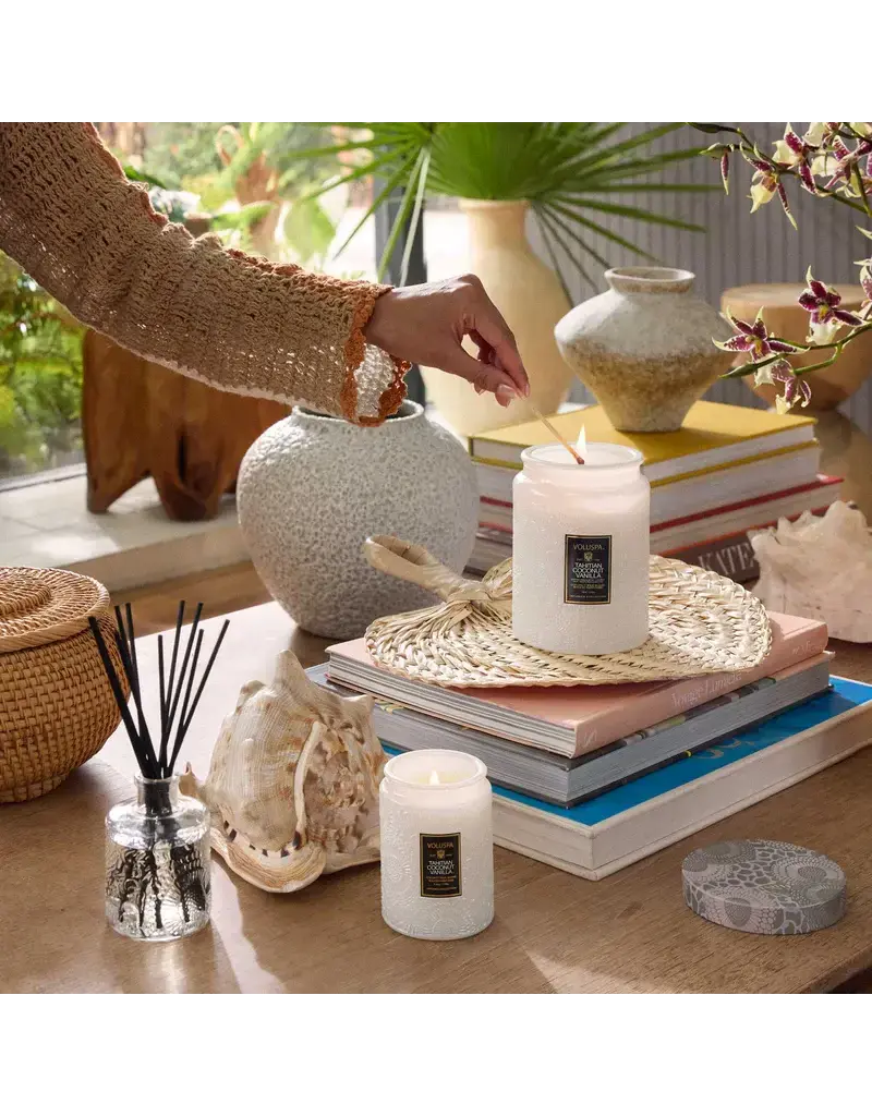 Voluspa 18 oz. Large Jar Soy Candle Tahitian Coconut