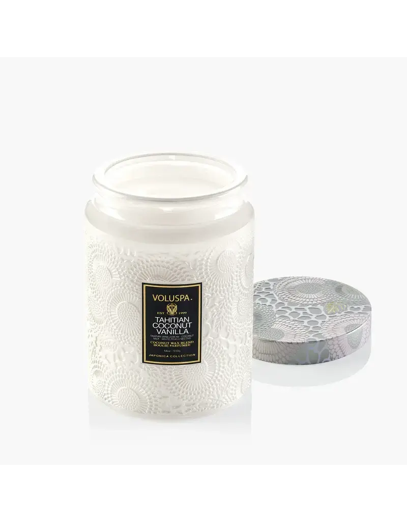 Voluspa 18 oz. Large Jar Soy Candle Tahitian Coconut
