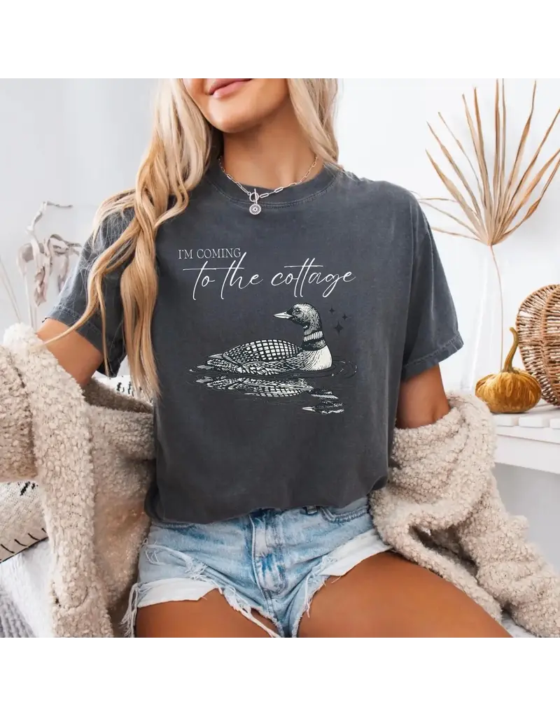 teedico I'm Coming to the Cottage Tee