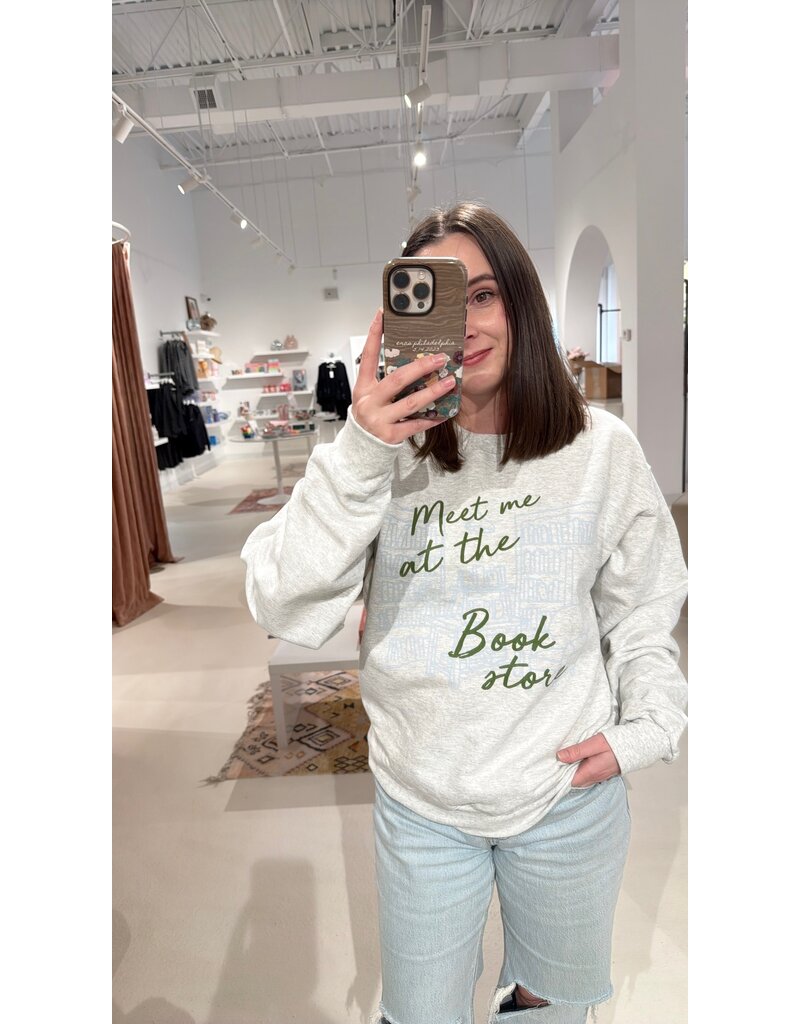 Friday + Saturday Meet me at the Bookstore Crewneck