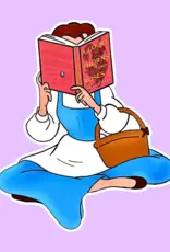 shadows of sunshine Belle Reading Acotar Sticker