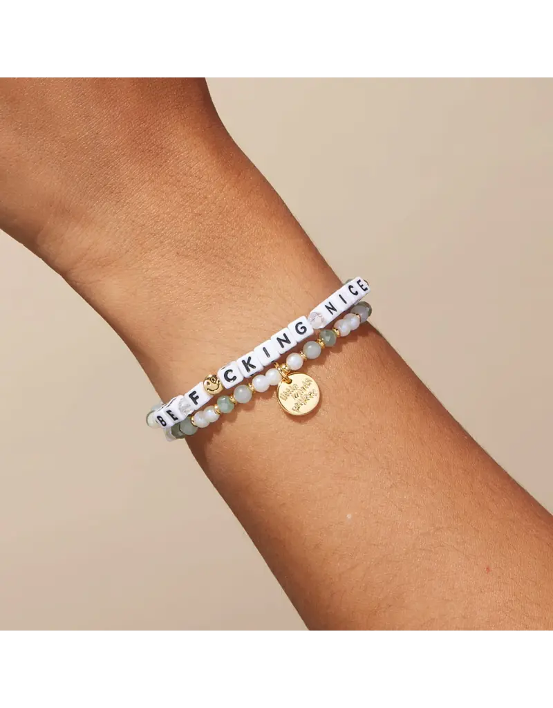 Little Words Project Little Words Project Be F*cking Nice Bracelet (medium/large)