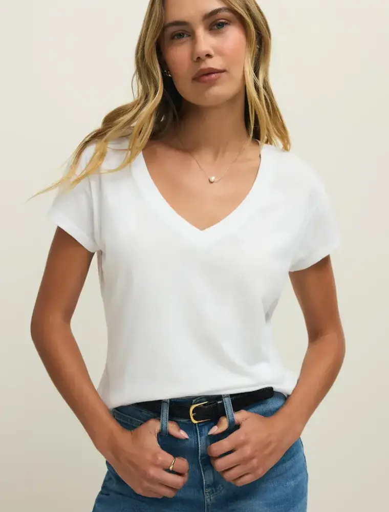 Z Supply Modern V-neck Tee NEW