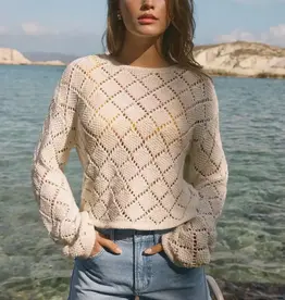 Z Supply Hullen Crochet Sweater