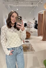Z Supply Hullen Crochet Sweater