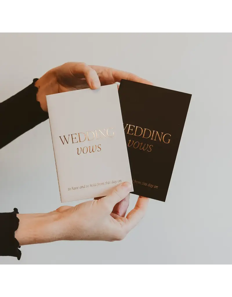 Sweet Water Decor Wedding Vows Booklet Set