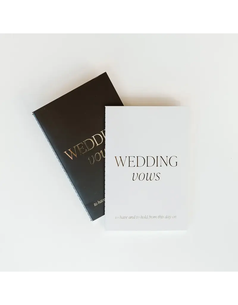 Sweet Water Decor Wedding Vows Booklet Set
