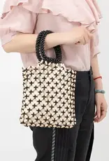 dipped shop Collins Contrast Wooden Bead Handbag