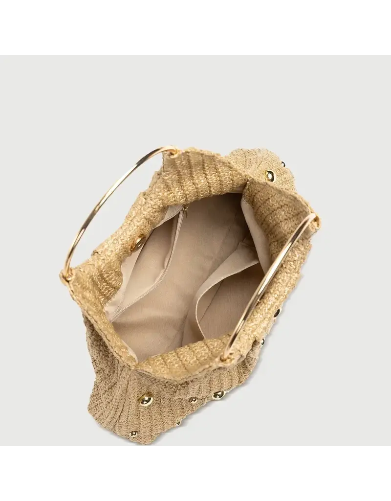 dipped shop Mckay Metal Handle Handbag