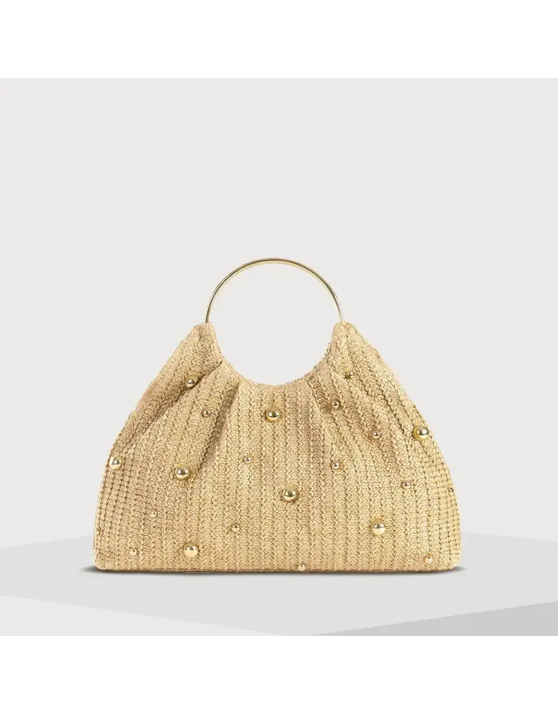 dipped shop Mckay Metal Handle Handbag