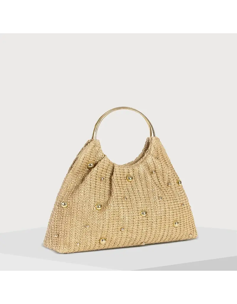 dipped shop Mckay Metal Handle Handbag