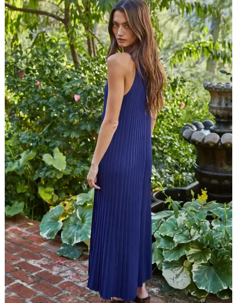 By Together Knit Pleated Maxi Dress