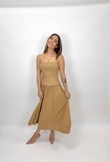 Mustard Seed Corset Lined Strapless Dress