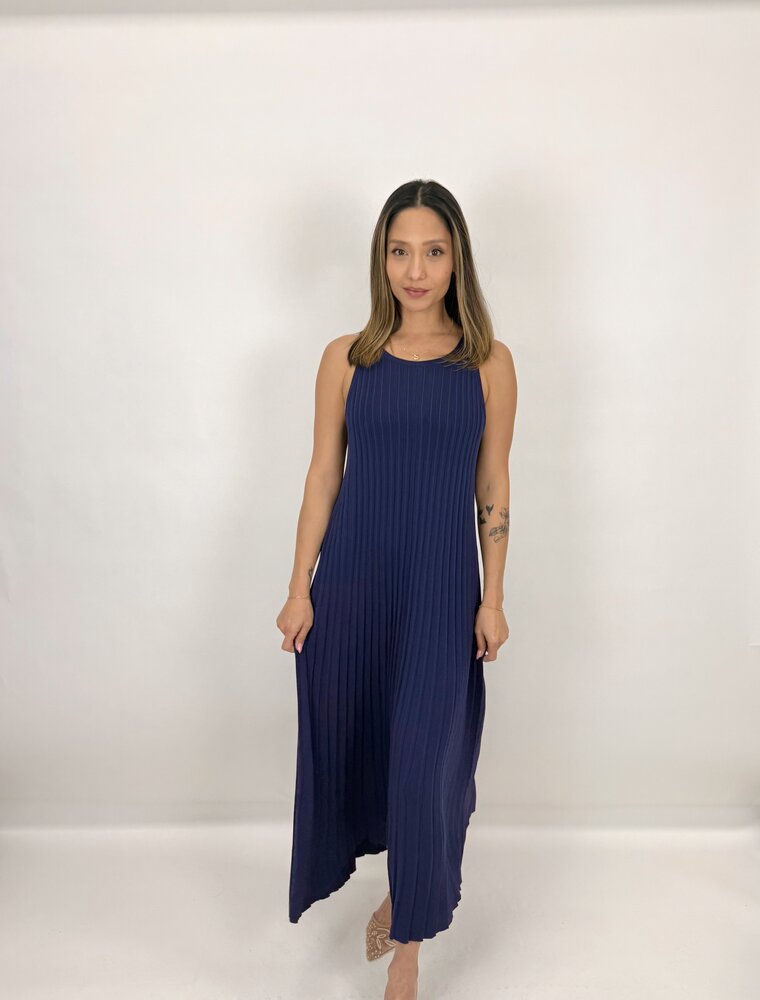 By Together Knit Pleated Maxi Dress