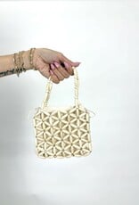 dipped shop Santos Wooden Bead Handbag