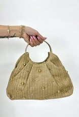 dipped shop Mckay Metal Handle Handbag