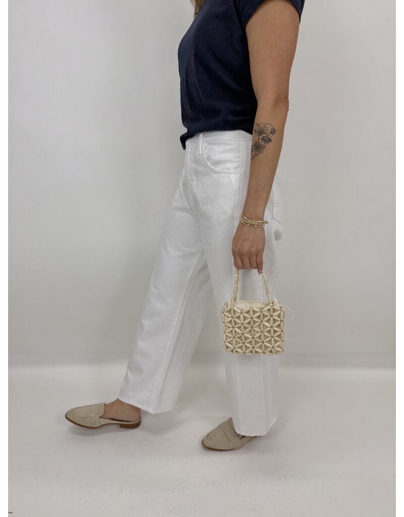 Just Black Denim Twisted Seam Barrel Jeans