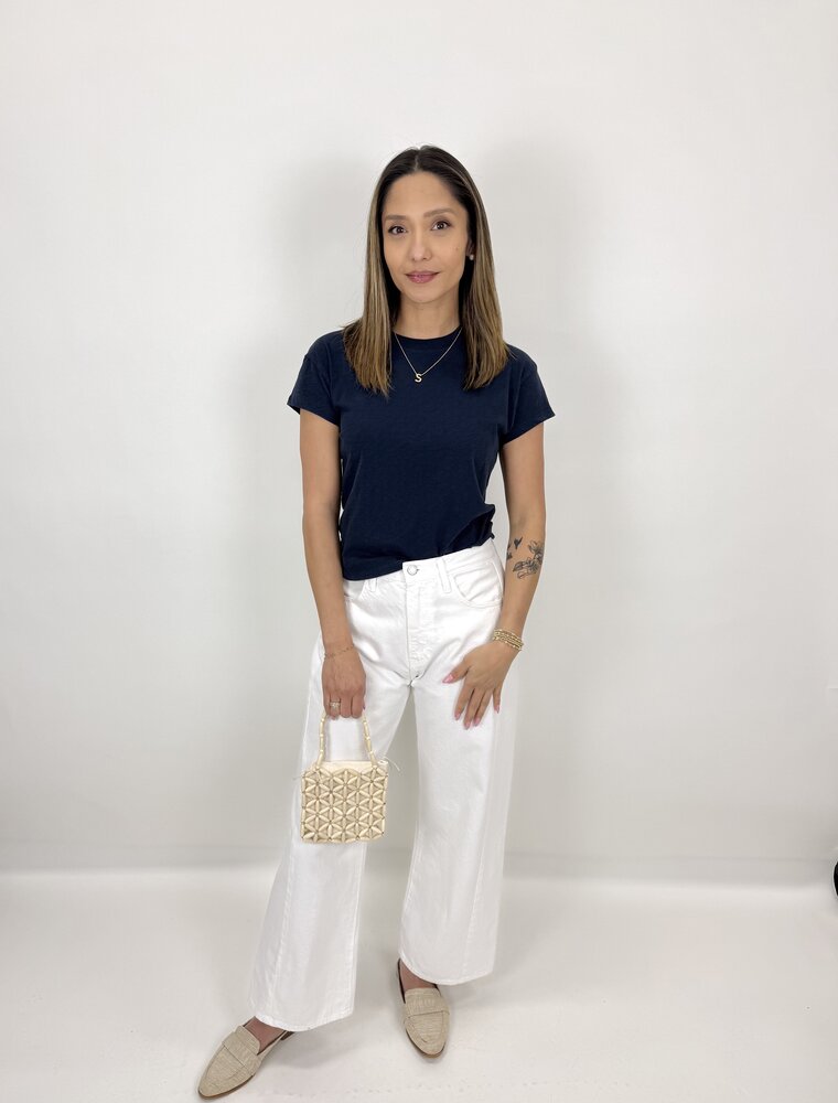 Just Black Denim Twisted Seam Barrel Jeans