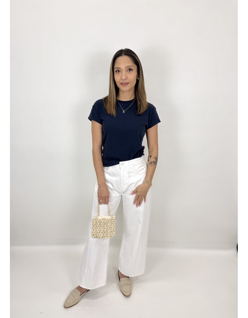 Just Black Denim Twisted Seam Barrel Jeans