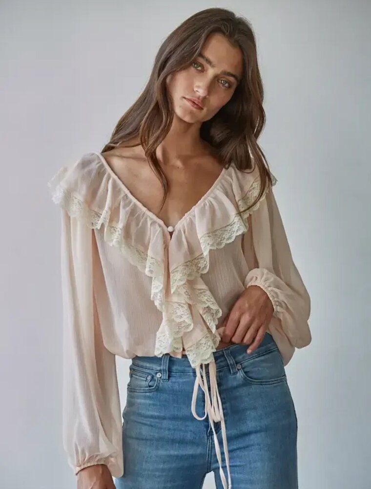 By Together Rowan Ruffle Blouse